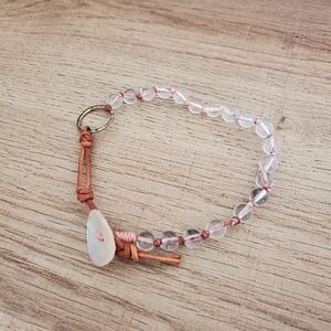 Moonstone Beaded Bracelet